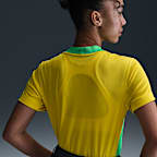 Brazil 2025 Stadium Home (Women's Team) Women's Nike Dri-FIT Football Replica Shirt