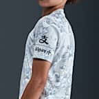 Tottenham Hotspur Academy Pro Home Nike Dri-FIT kurzärmeliges Pre-Match-Fußballoberteil (ältere Kinder)