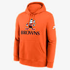 Cleveland Browns Best Season Rewind Club Men's Nike NFL Pullover Hoodie - Orange