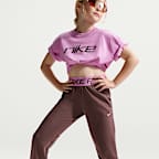 Joggers Dri-FIT para niña talla grande Nike Pro Fleece