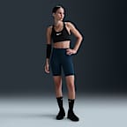 Nike Universa Women's Medium-Support High-Waisted 8" Biker Shorts with Pockets