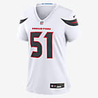 Jersey de fútbol americano Nike de la NFL Game para mujer Will Anderson Jr. Houston Texans - Blanco