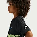 Nike Sportswear In The Zone Little Kids' Relaxed Jersey 2-Piece Set