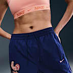 FFF Windrunner Nike Yüksek Belli Dokuma Kadın Futbol Eşofman Altı