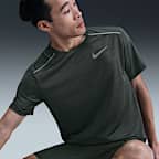 ナイキ Dri-FIT マイラー メンズ ショートスリーブ ランニングトップ
