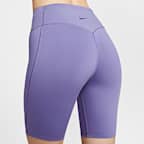 Nike Universa Women's High-Waisted 8" Biker Shorts with No Front Seam
