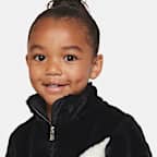 Giacca in ecopelliccia con Swoosh Nike – Bimbo/a