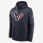 Houston Texans Rewind Club Logo Men’s Nike NFL Pullover Hoodie - Black