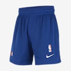 Shorts de Nike Dri-FIT NBA para niños talla grande Philadelphia 76ers Spotlight - Azul enérgico