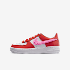 Nike Air Force 1 LV8 Big Kids' Shoes - Picante Red/White/Pink Spell