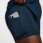 Shorts 2 en 1 Dri-FIT de tiro alto de 8 cm para mujer Nike One