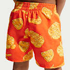 Shorts de vóleibol con forro interior de 13 cm para niños talla pequeña Nike Swim Breaker