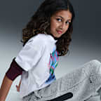 Pantalones con dobladillo abierto para niños talla grande Nike Sportswear Tech Fleece