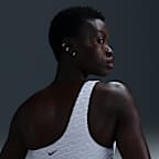 Top de bikini asimétrico para mujer Terry Nike Swim Swoosh Link