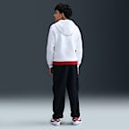 Sudadera con gorro de tejido Fleece para niños talla grande Nike Sportswear Club