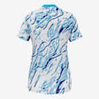 Playera de manga corta Nike de la NSWL para antes del partido para mujer Orlando Pride 2025