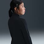 Haut à manches longues et demi-zip Nike Dri-FIT pour ado (fille) (taille étendue)