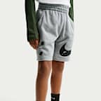 Nike Sportswear Club frottéshorts til store barn (jente)