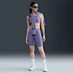 Nike Universa Women's Medium-Support High-Waisted 8" Biker Shorts with Pockets