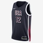 Jersey de básquetbol Nike Dri-FIT unisex Jrue Holiday Team USA USAB Limited Road - Azul marino