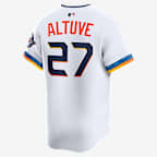 Jersey Nike Dri-FIT ADV de la MLB Limited para hombre Jose Altuve Houston Astros City Connect