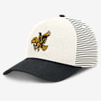 Iowa Rise Men's Nike Dri-FIT College A-Frame Adjustable Hat - White/Black