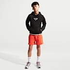 Sudadera con gorro sin cierre de vóleibol para niños talla grande Nike