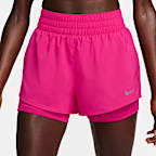 Nike Dri-FIT One Women's Mid-rise 8cm (approx.) 2-in-1 Shorts