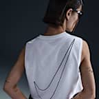 Playera sin mangas con gráfico cropped para mujer Nike Sportswear Club