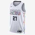 Jersey Nike Dri-FIT de la NBA Swingman para hombre Jamal Murray Denver Nuggets 2024/25 City Edition - Blanco