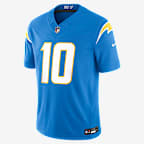 Justin Herbert Los Angeles Chargers Men's Nike Dri-FIT NFL Limited Jersey - Powder Blue