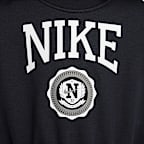 Sudadera de cuello redondo de French Terry para niñas Nike Sportswear Club