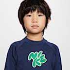 Prenda para la parte superior de manga larga para niño talla pequeña Nike Swim Hydroguard