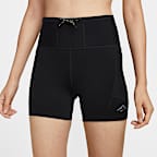 ナイキ トレイル ウィメンズ Dri-FIT ハイウエスト 10cm タイト ランニングショートパンツ
