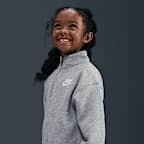 나이키 리틀키즈 쿼터집 긴팔 탑