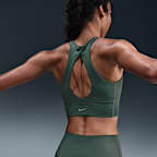 Brassière de sport à col montant, maintien léger et doublure légère Nike One Twist pour femme