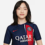 Paris Saint-Germain 2023/24 Stadium Home Older Kids' Nike Dri-FIT Football Shirt