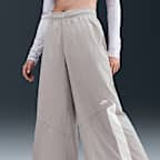 Pants de tejido Woven de pierna ancha para mujer Nike Sportswear