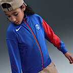 Giacca Anthem da calcio Nike Dri-FIT Total 90 Paris Saint-Germain Academy Pro per ragazzo/a – Terza