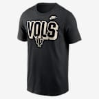 Tennessee Team Bold Men's Nike College T-Shirt - Black
