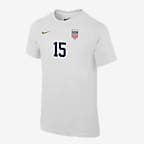 Megan Rapinoe USWNT Big Kids' Nike Soccer T-Shirt - White