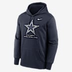 Dallas Cowboys Men's Nike Therma NFL Pullover Hoodie - Navy