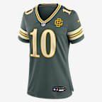 Jordan Love Green Bay Packers Rivalries Collection Women's Nike NFL Game Jersey - Green