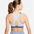 Nike Alpha Women's High-Support Padded Zip-Front Sports Bra