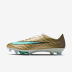 Nike Mercurial Superfly 11 Elite 'Kylian Mbappé' Firm-Ground High-Top Football Boots - Metallic Gold/Green Glow