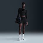 Crop top ajusté à manches longues Nike Sportswear Chill Knit pour femme