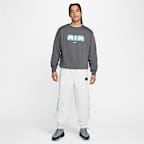 Nike Air Men's Fleece Crew-Neck Sweatshirt