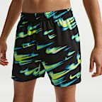 Nike Swim Breaker Volley-Shorts mit integriertem Slip (jüngere Kinder, Jungen, ca. 10 cm)