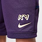Nike Dri-FIT Kylian Mbappé Little Kids' ACD25 Short Sleeve Top and Shorts Set