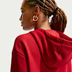 Sudadera con gorro sin cierre Nike de la NFL para mujer San Francisco 49ers Club